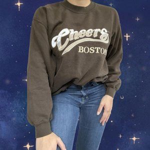 Cheers 90s Sweatshirt Brown Vintage